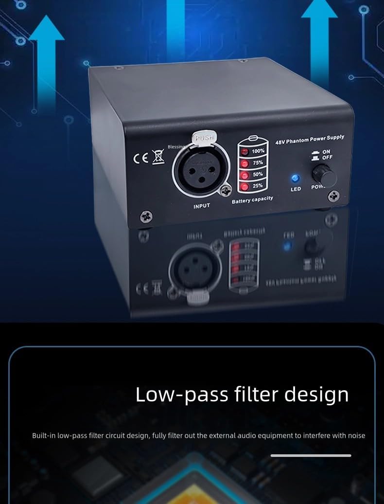 micfuns MC1 1 Channel 48V Phantom Power (1 Channel) - Image 1